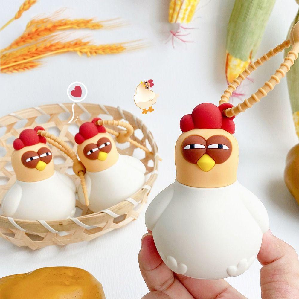 

Large-Capacity Plush Chicken Coin purse Ugly Hen Shape Chicken Plush Pendant Travel Pendant
