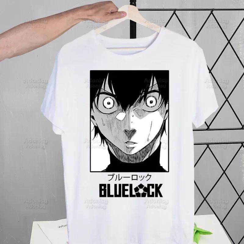 BLUE LOCK Isagi Yoichi T-Shirt Herren Tops T-Shirts Harajuku Seishiro Nagi Meguru Bachira T-Shirt Streetwear Hip Hop Herren T-Shirts