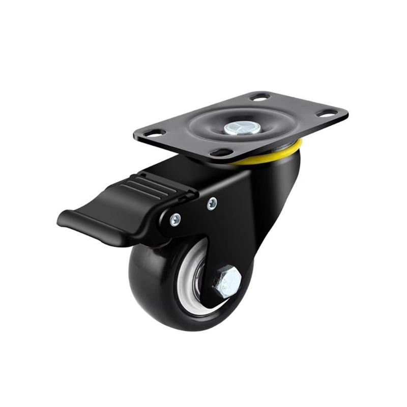 

Polyurethane Wheels Quiet & Scratch Resistant Wheels Long Service Stem Wheels Universal 2.5 Wheels Strong for Furniture
