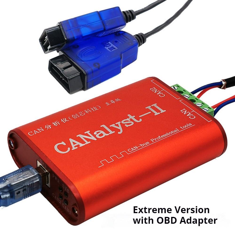 USBCAN-2 USB To CAN Analyzer Support CANOpen J1939 DeviceNet 2500V Isolation Offline Relay Auto Baud Rate For Industrial Debug