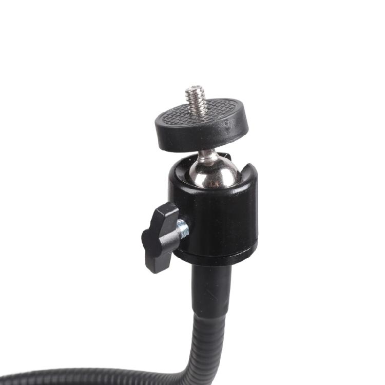 Versatiled Clamp Mount With Flexible Gooseneck Arm For Baby Monitors Sports Cameras And Smartphones 500g Capacity