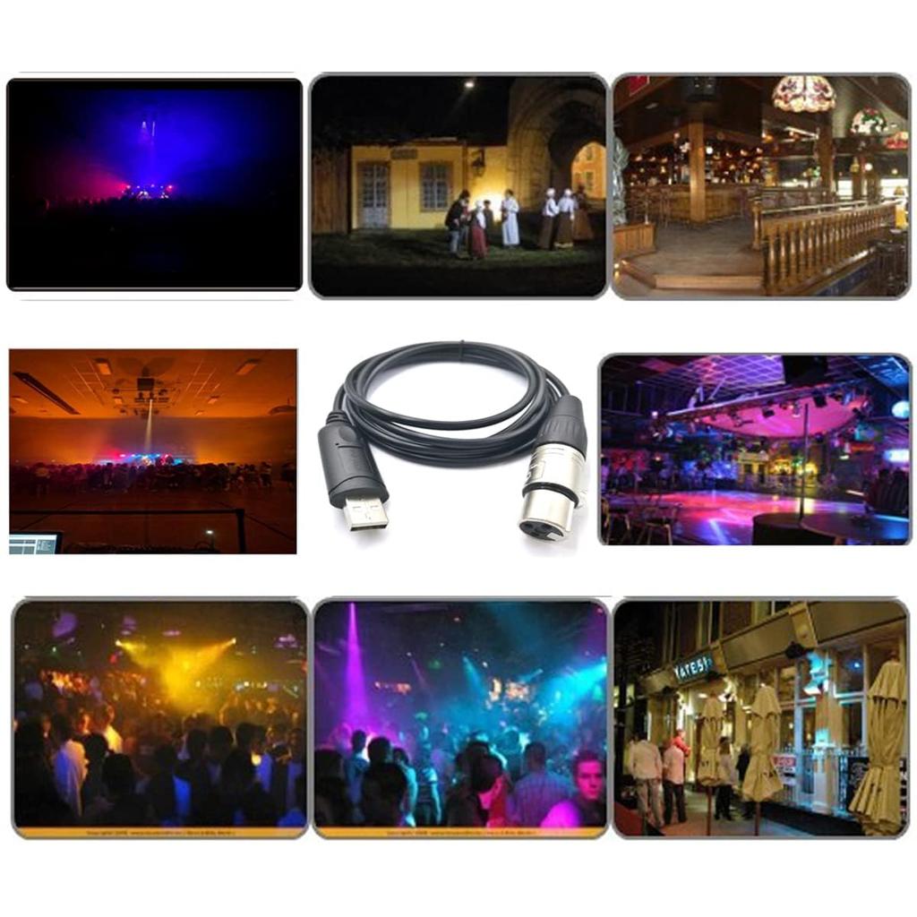 DSD TECH Interface Cable with FTDI Chip Feet USB-DMX - 5.9