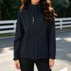 Chaqueta Ligera de una Sola Capa para Mujer para Exteriores, Cortavientos Impermeable, Chaqueta Exterior con Capucha Ajustable y Bolsillos con Cremallera para Primavera Otoño