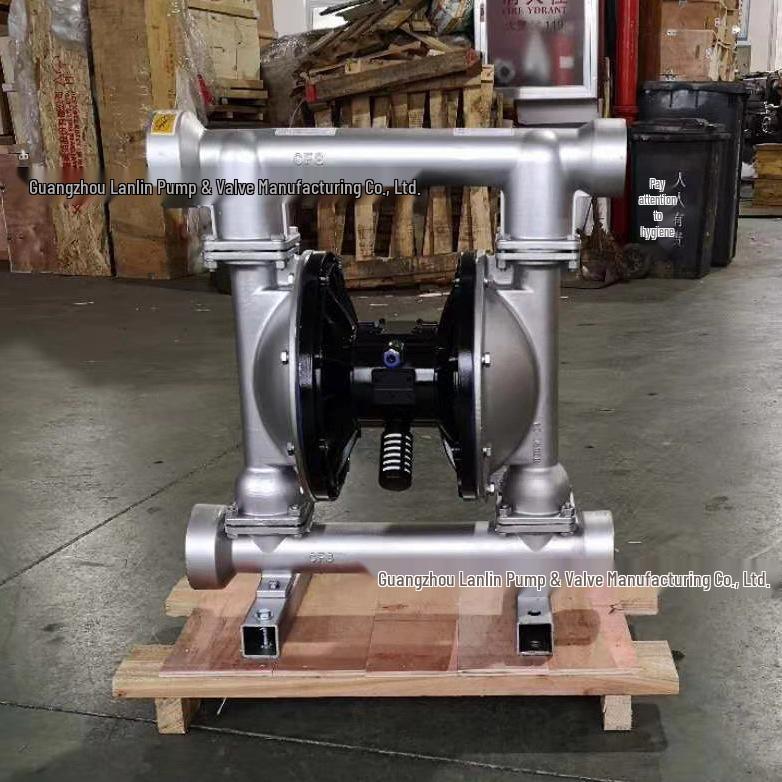 QBK-25 Corrosion-Resistant Stainless Steel Pneumatic Diaphragm Pump with Threaded Connection, In Stock