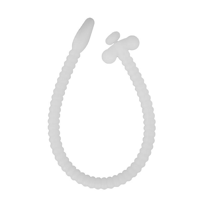 Threaded Silicone Catheter for Men, Urethral Stimulation, SM Play