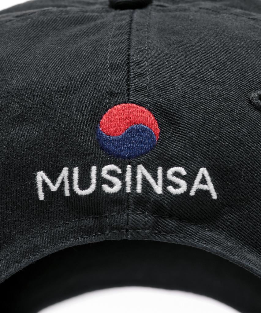 Gorra de Béisbol Chino de Algodón POLO RALPH LAUREN Edición Musinsa - Negro