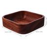 Wood Serving Tray Handmade Wooden Fruit Plate for Appetizers Nuts Candy Dried Fruits Coffee Table Decor Small Wood Tray