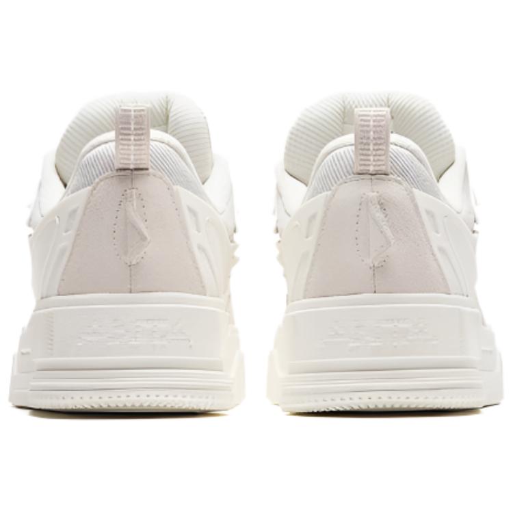 New Anta Cushioning Wear Resistant Low Top Skateboard Shoes Men's White Gray 112418041-1