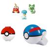 Pocket Monster Monster Collection Poketorze Pokedelze Set of 3 Departure & (Super Ball/Monster Ball)