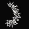 Irregular Rhinestone Ear Bone Clip No Hole High Sense Niche Symmetrical Full Diamond Ear Clip Earrings Female Versatile