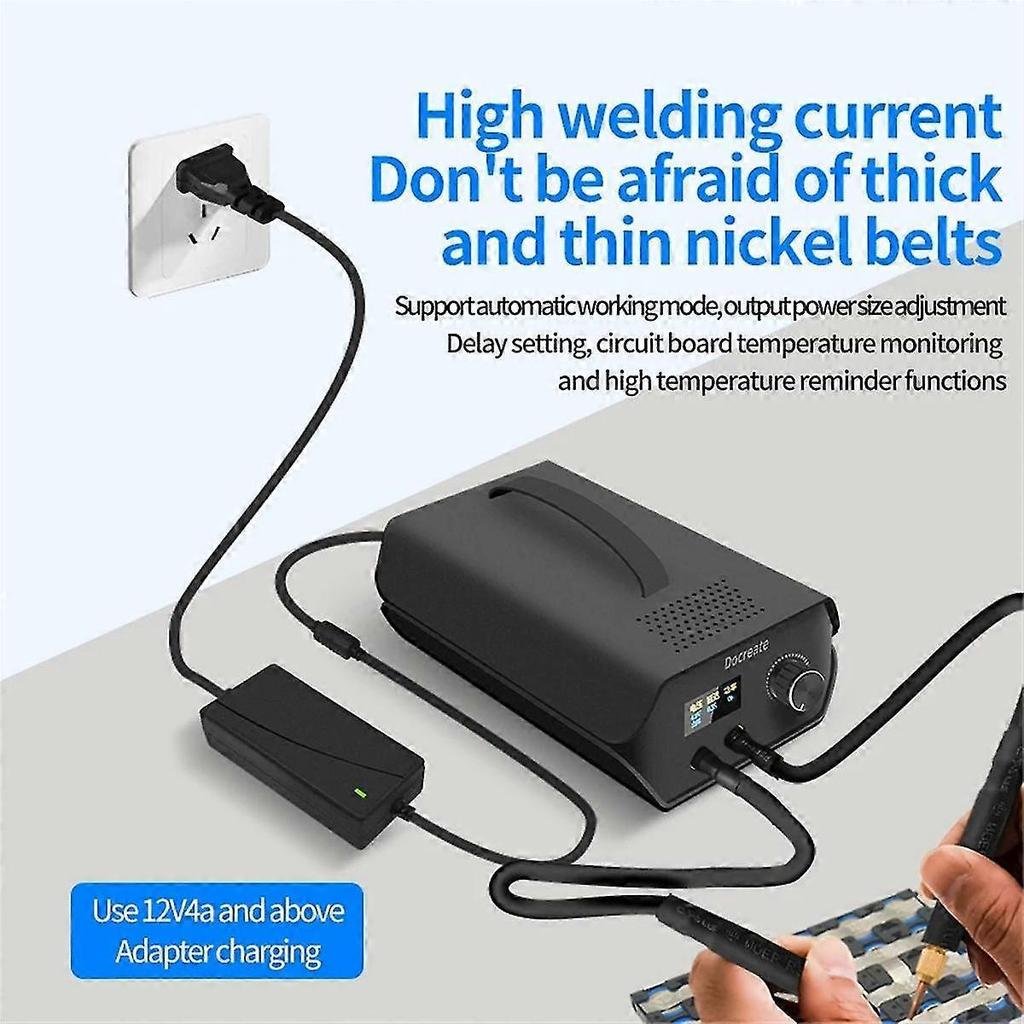 Portable Farad Capacitor Spot Welder Lithium Battery Welder Household Welding Double Pulse