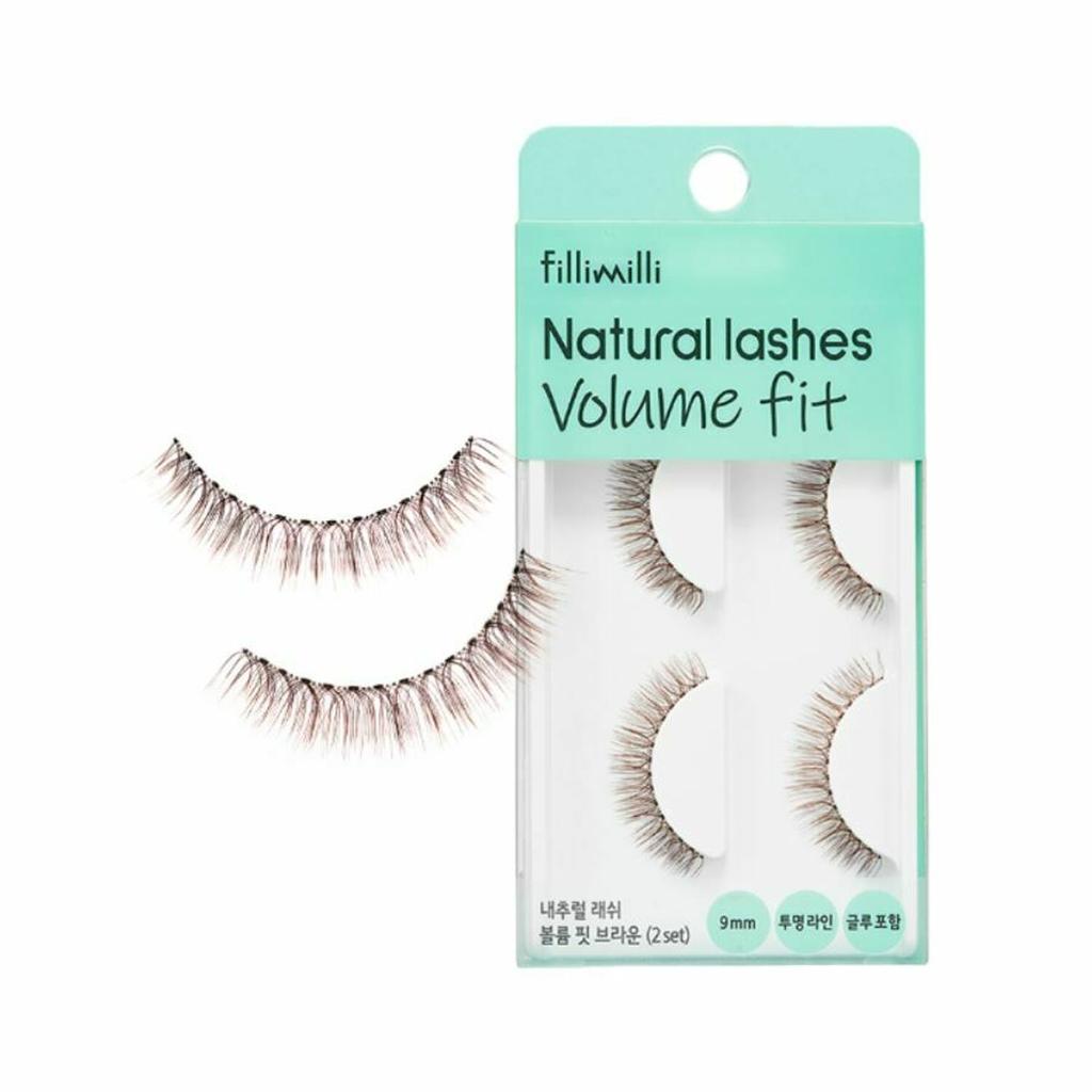 FILLIMILLI Natural Lash Volume Fit Brun (2 SETT)