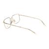 Prada Simple low-key design alloy square optical glasses women's light gold Light gold 55 basic packaging-glasses case + packaging box