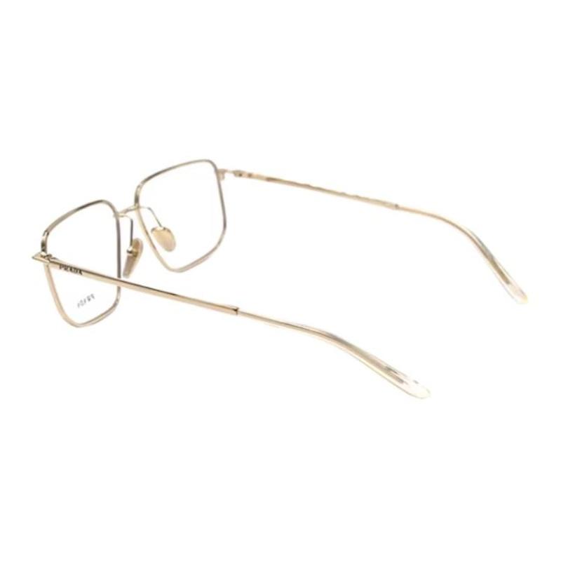 Prada Simple low-key design alloy square optical glasses women's light gold Light gold 55 basic packaging-glasses case + packaging box