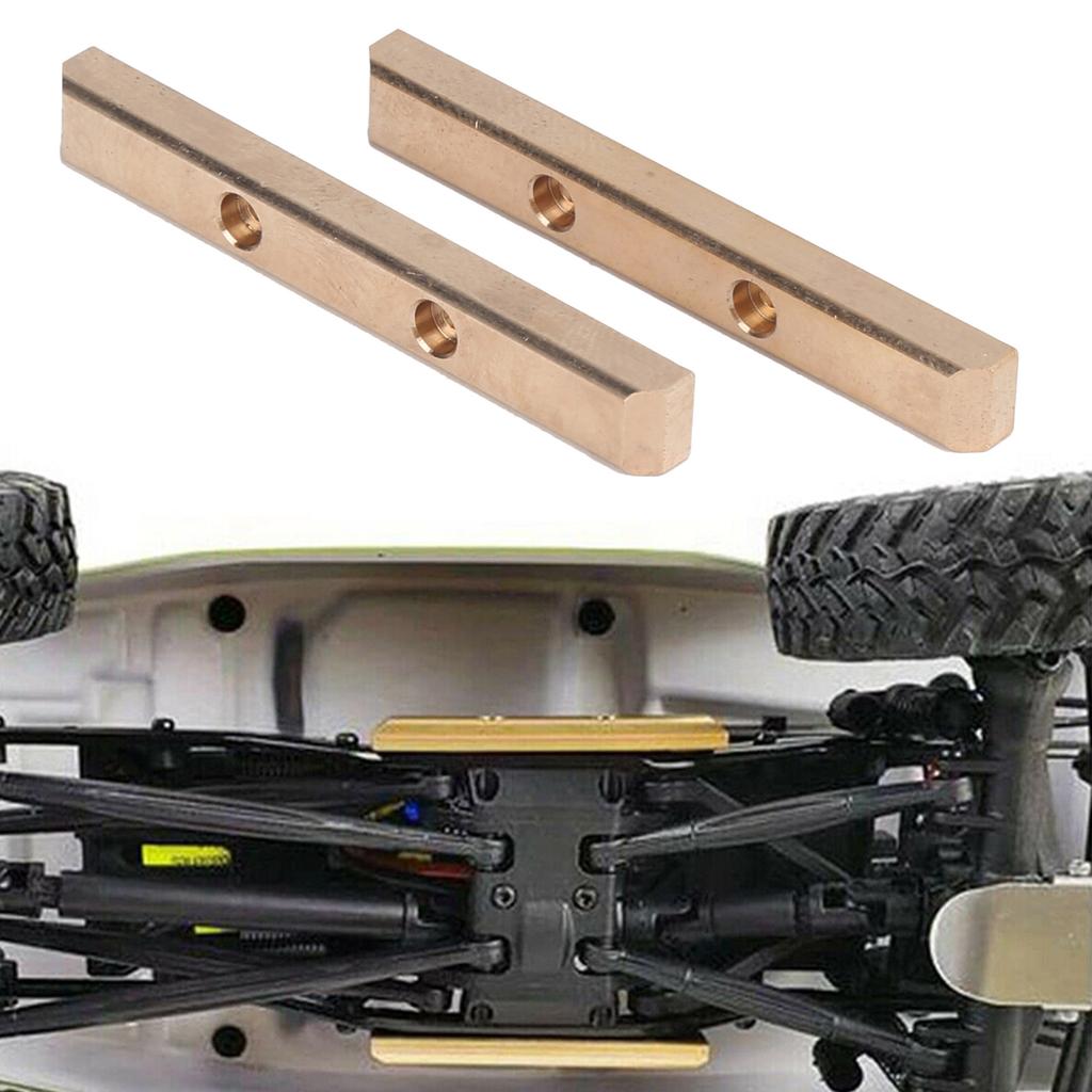 Brass Beam Boulder Bars for Axial SCX24 90081 1:24 RC Crawler Cars Upgrade Parts
