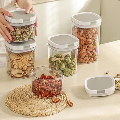 800/1300/1800ML Versiegelte Aufbewahrungsbox für die Küche, Magnetverbindung, transparent, luftdichter Verschluss, auslaufsicher, staubdicht, feuchtigkeitsbeständiger Lebensmittelbehälter