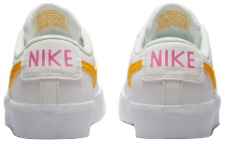 Kids' Sneakers Nike Blazer Low '77 Summit White University Gold (GS) Summit White/Pinksicle/University Gold