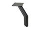 Loft Furniture Leg, Matt Black, Height 15 Cm, for Sofas and Corner Sofas