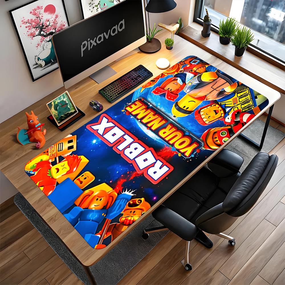 Roblox Personalized Name Mouse Pad Office Mouse Mats Desktop Mouse Pad Non-Slip Rubber Base Gaming Accessories Ideal Gift for Gamers