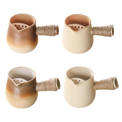 Kolip Mini Ceramic Teapot HandmadeTea Pot Travel Tea Mug For Carbon Furnace Electric Ceramic Furnace
