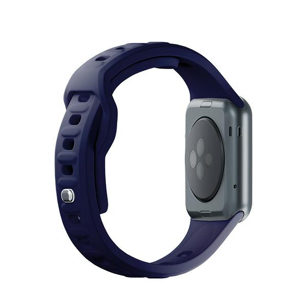 3Mk Silicone Watch Strap Granatowy/Ocean Blue Dla Apple Watch 38/40/41Mm