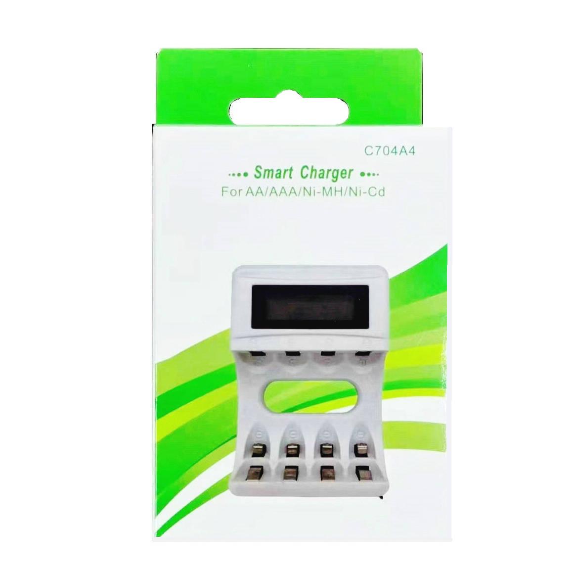 BTY Умное быстрое зарядное устройство для аккумуляторов AA/AAA NiMH green