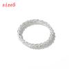 New Arrived Trend Sparkling Ring Simple Style Versatile Decorative Compact Index Finger Ring Women Fashion Jewelry