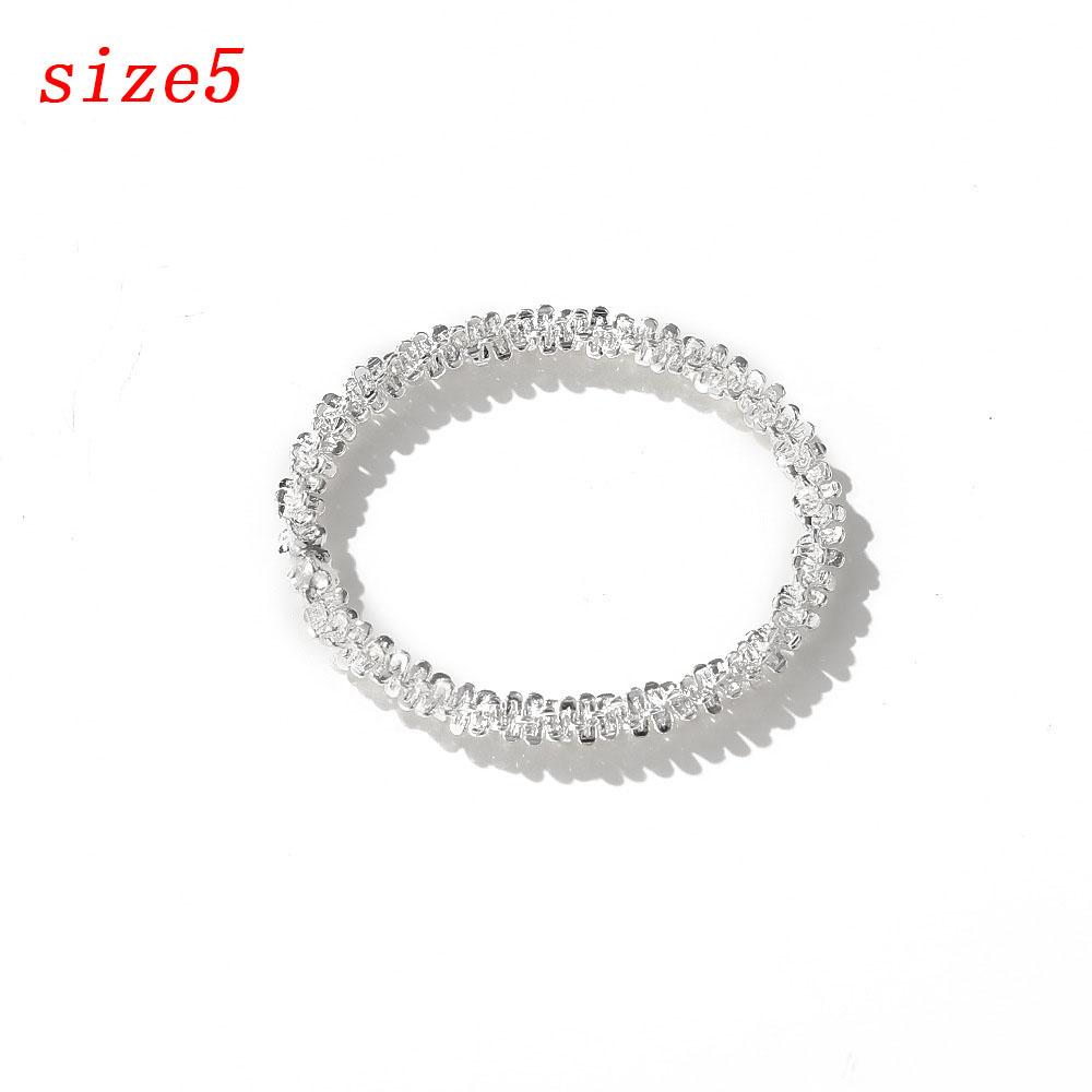 

New Arrived Trend Sparkling Ring Simple Style Versatile Decorative Compact Index Finger Ring Women Fashion Jewelry