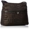 U by Ungaro Balma Monogramm Pochette, Hergestellt aus originalem Jacquard-Stoff, Lange Umhängetasche, Crossbody-Tasche, Hergestellt in Japan, UULH6US2