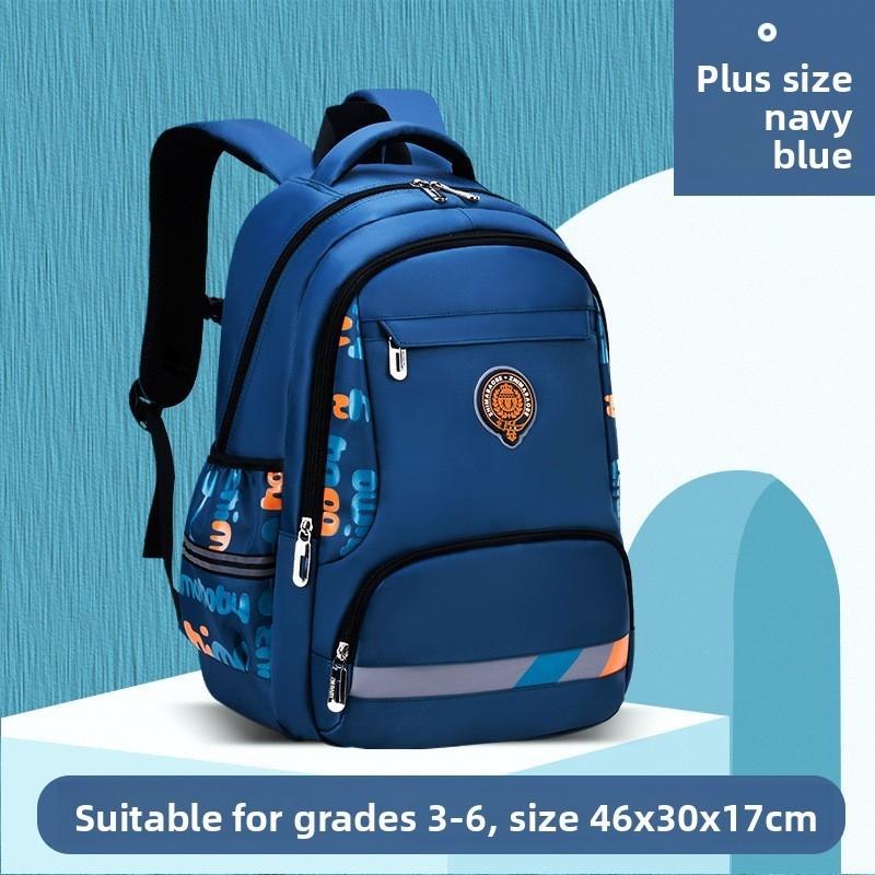 Oxford Cloth Kids School Backpack With Breathable Ergonomic Straps For Middle School Boys And Girls