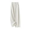 Old Money Style Linen Wide-Leg Pants: Women's Casual Elastic Waist Straight-Leg (Spring 2026)
