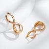Luxury Retro Water Drop Pendant Women'S Big Earrings  Rose Gold Color Daily Fashion Multipurpose Exquisite Jewelry