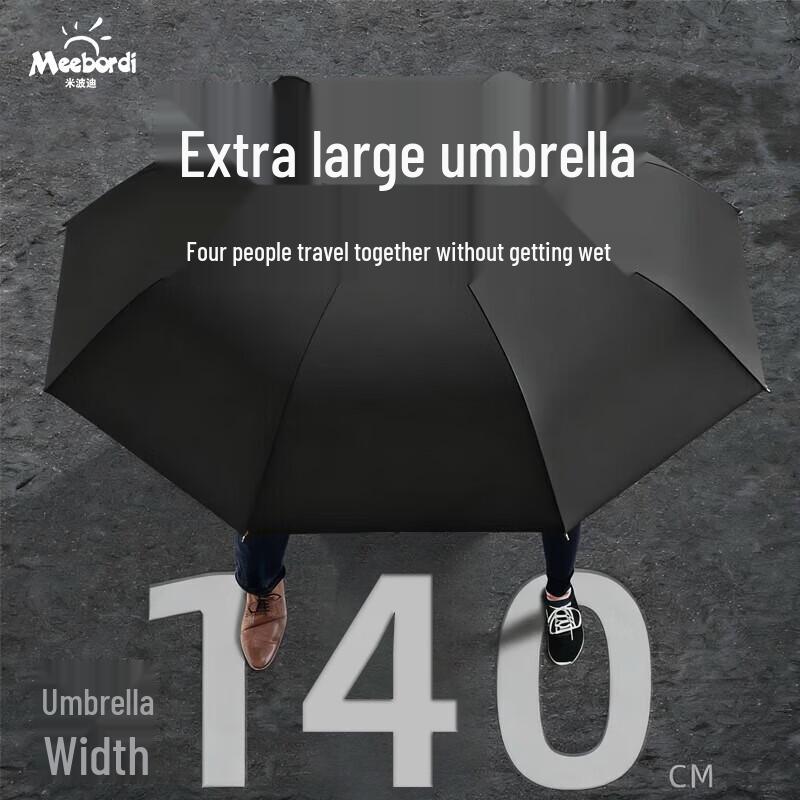 Meebordi Large Straight-Handle Business Golf Umbrella