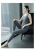 Women's Cashmere-Blend Thick Striped Leggings - Lambswool Knit Base Layer for Autumn and Winter
