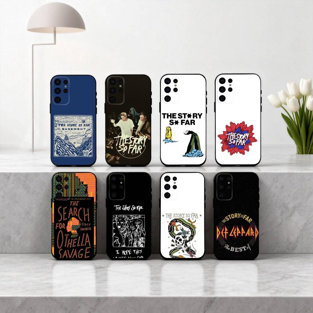 T-The S-Story S-So Far Band Phone Case For Samsung S25,S24,S21,S22,S23,S30,Ultra,S20,Plus,Others Soft Black Cover