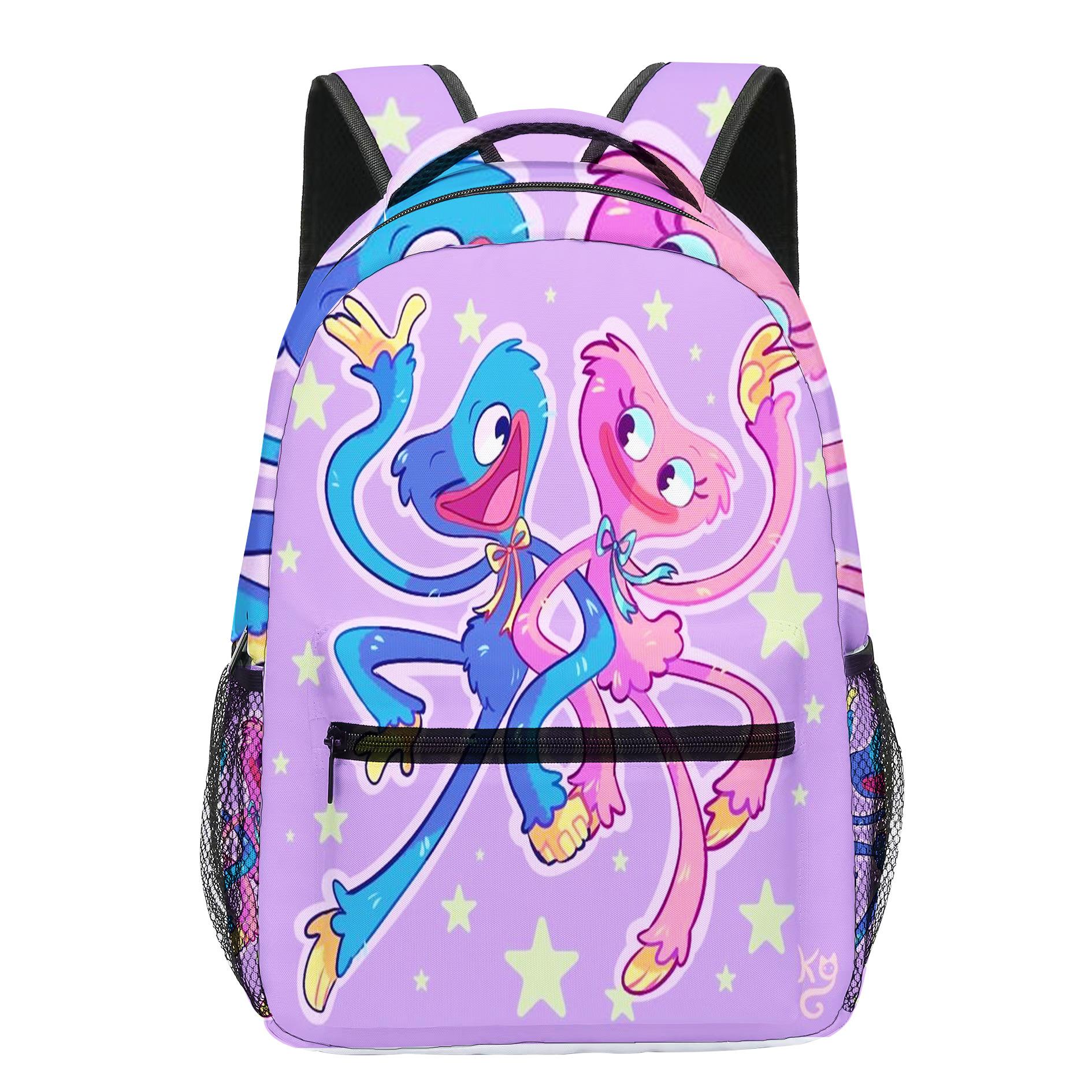 Playful Sonic 3D Backpack Digital Printing School Bag Student Backpack 16.5