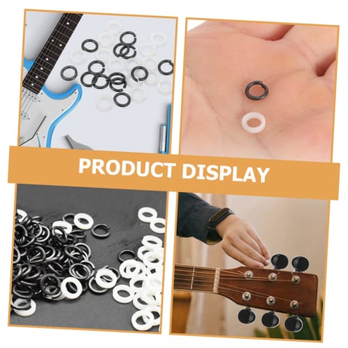 TOYANDONA 20 Pairs Guitar Spacers for Acoustic Guitars, Peg Gasket