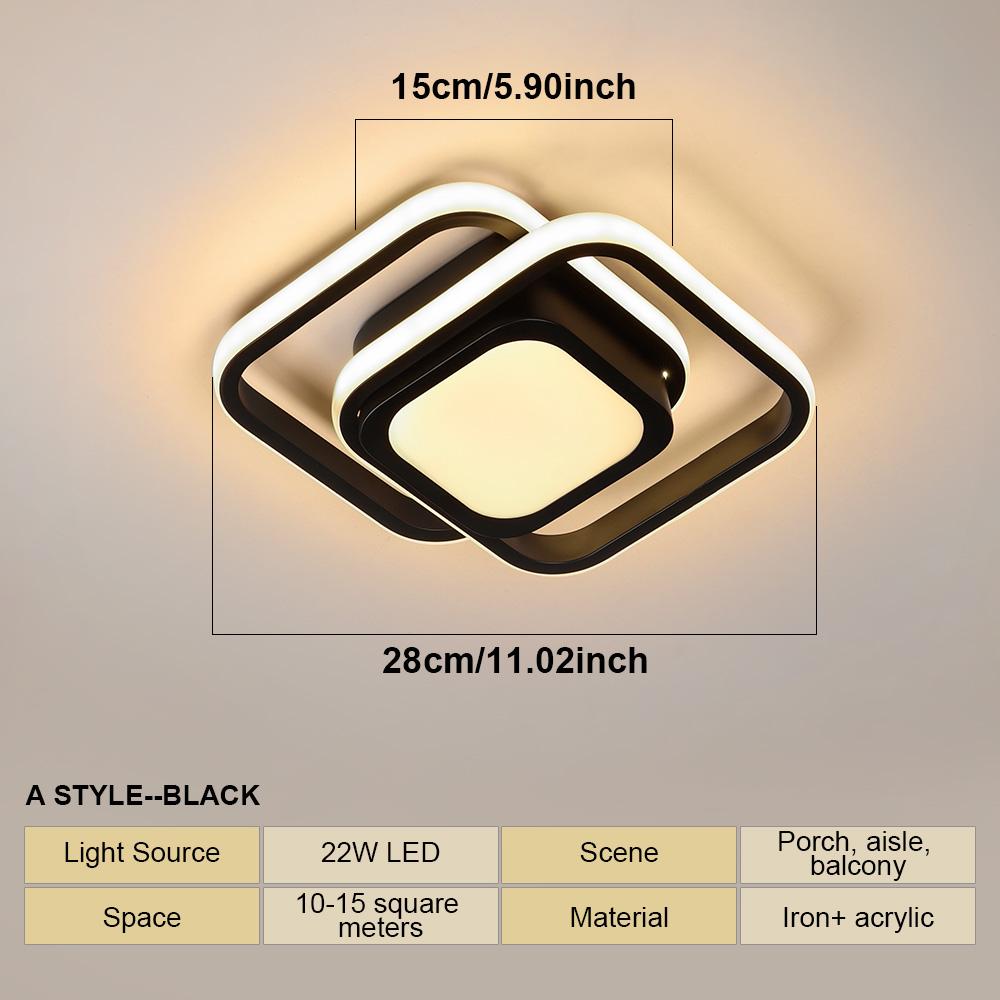 LED Aisle Ceiling Lamp Modern Style Ceil Hallway Balcony Bedroom LivingRoom Home Indoor Lighting DiningRoom Lights Office Lustre