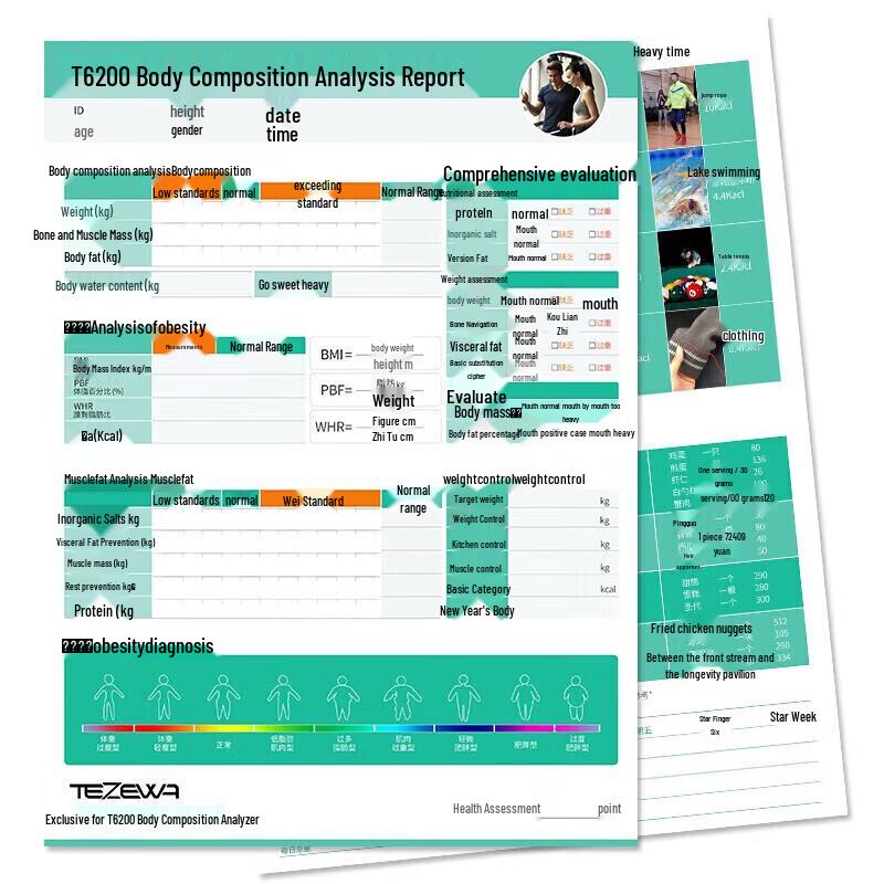 Tezeva Foldable Smart Body Composition Scale T6200