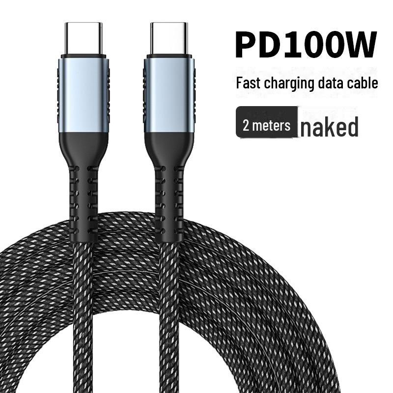 240W Braided Type-C PD Fast Charging Cable for Huawei/Xiaomi Tablets and Flash Charging Devices