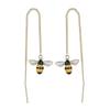 Trendy Cartoon Bee Stud Earrings: Cute Fashion Accessories for Girls
