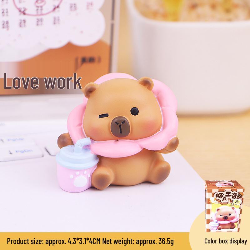 Capybara Mini 2025: Healing Desk & Car Ornament Licensed