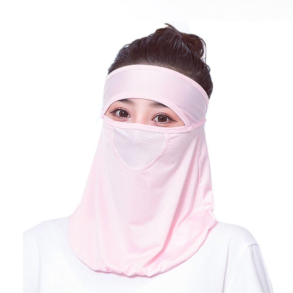 Thin UV Protection Mask Breathable Sun Protection Fashion Traceless Mask  Bike Cycling