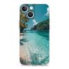 Summer Seaside Sunset Landscape Phone Case For iPhone 16 15 14 13 12 11 Pro Max Mini X XS SE 7 8 Plus 16E Shockproof Soft Cover