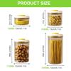 Stackable Kitchen Storage Container Press Lid Vacuum Seal Technology Space Efficient Designs for Food Preservation