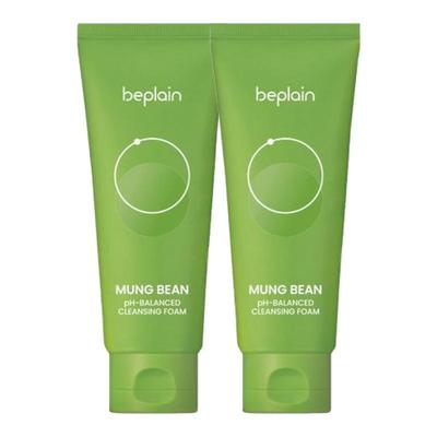 Mung Bean Low pH Cleansing Foam Gentle & Hydrating Facial Cleanser 100ml X 2set