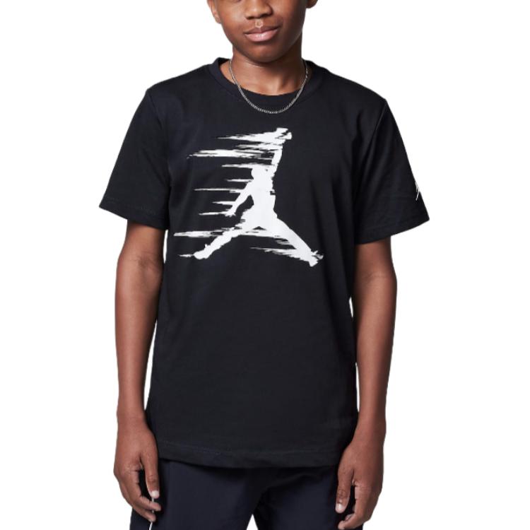 

Футболка Nike MVP Удобная Повседневная Мягкая С Коротким Рукавом Детские топы Черный HQ7121-010 M