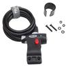 PALMY Wire Lock with Dust X Black P-555 Cover, 8 1800mm,