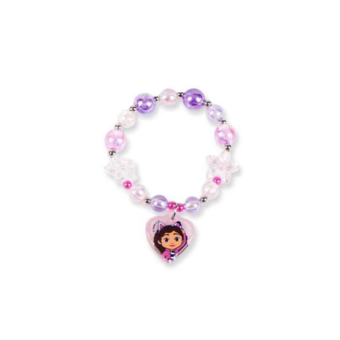 Biżuteria dla dzieci - DISNEY - Bransoletka Gabby's Dollhouse - Wielokolorowa - Lekka - Zabawny design