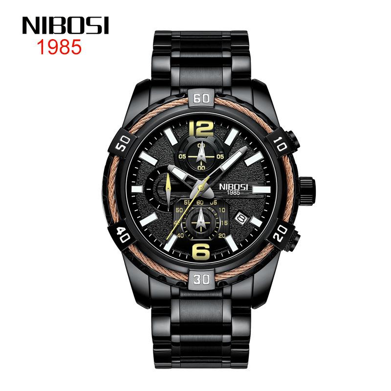 Watch Direct Sales, Fashionable Six-Pin New Quartz Men'S Watch, Multi-Functional Sports Watch